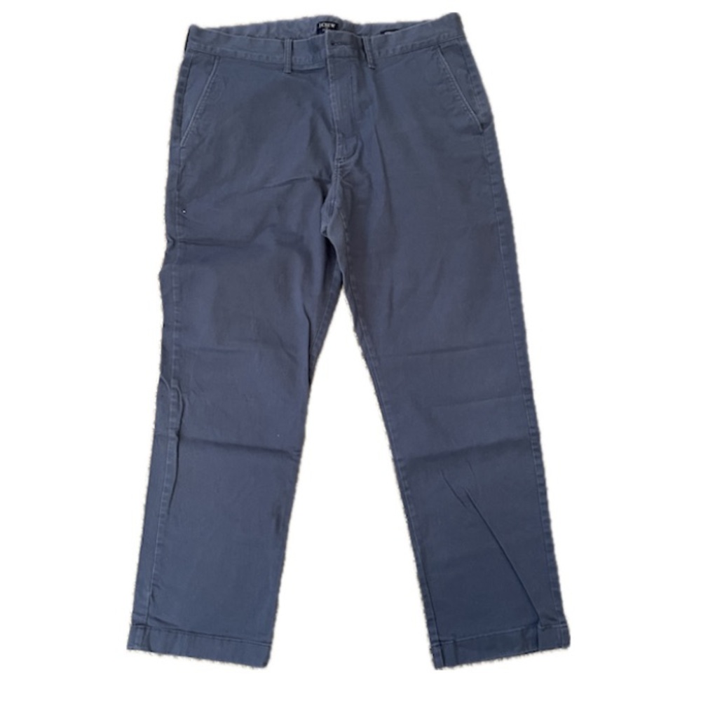 J Crew Blue Cotton Pants w36